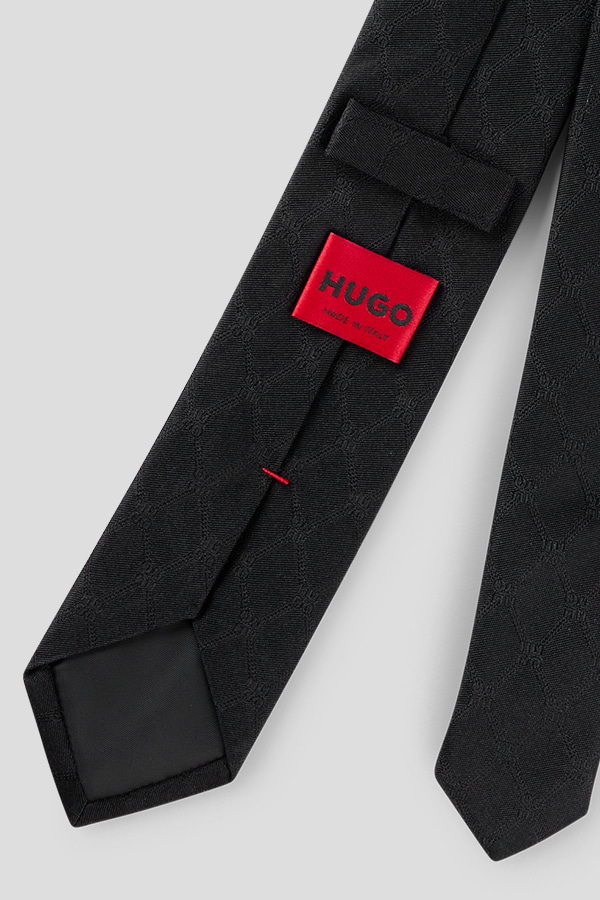 ΓΡΑΒΑΤΑ HUGO - 001 ΜΑΥΡΟ